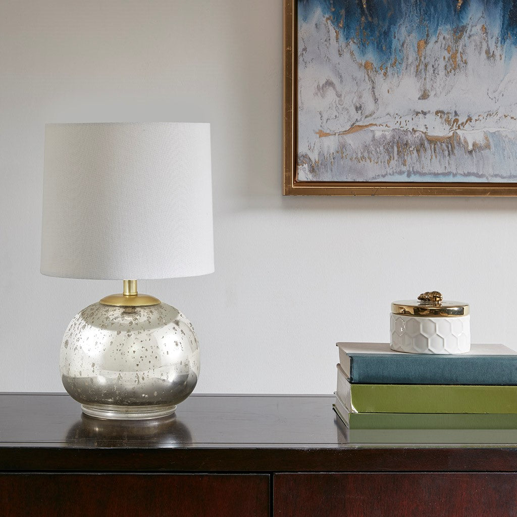 Saxony Silver Table Lamp