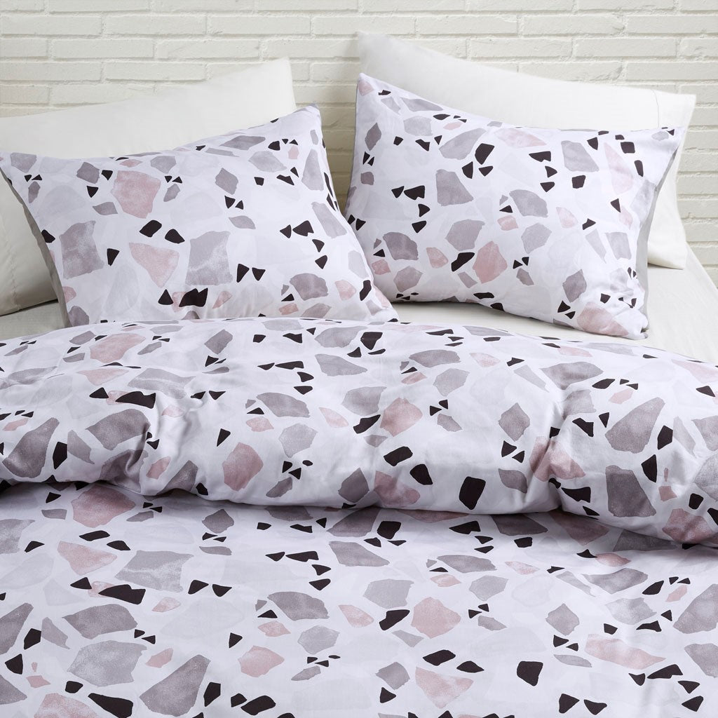 Terrazzo Cotton Printed Comforter Set