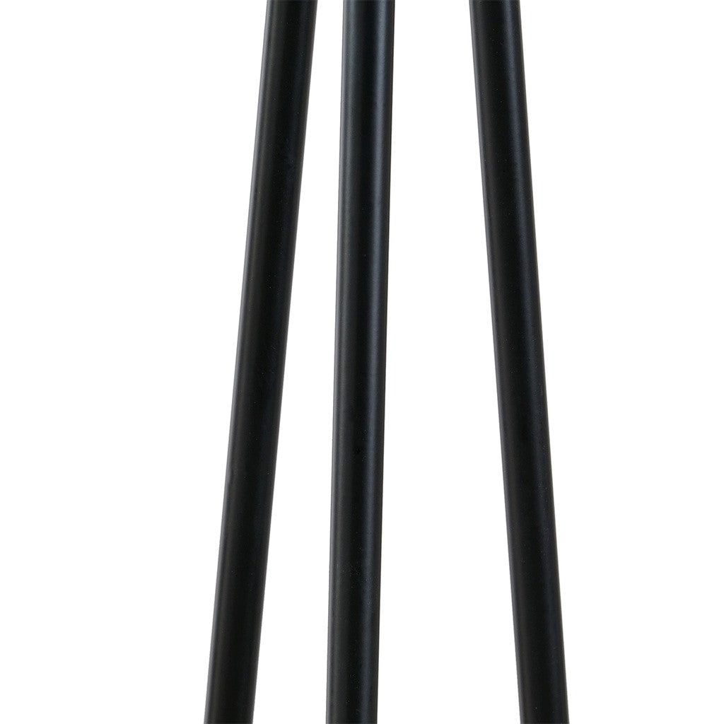 Black Clyde Metal Tripod Floor Lamp