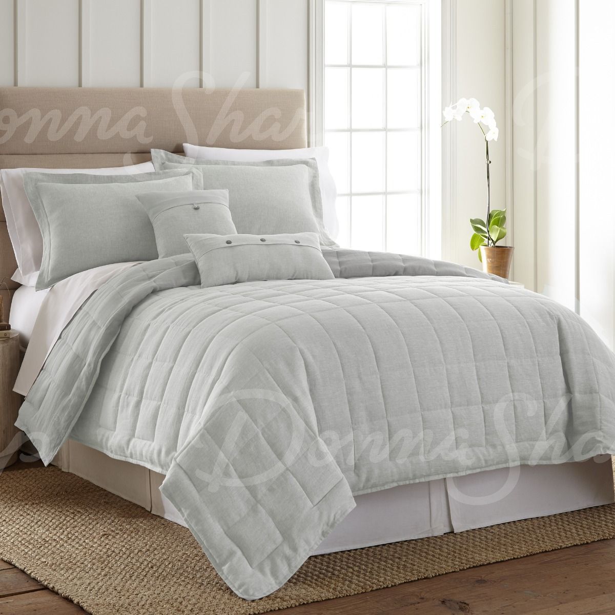 Seafoam Linen Comforter