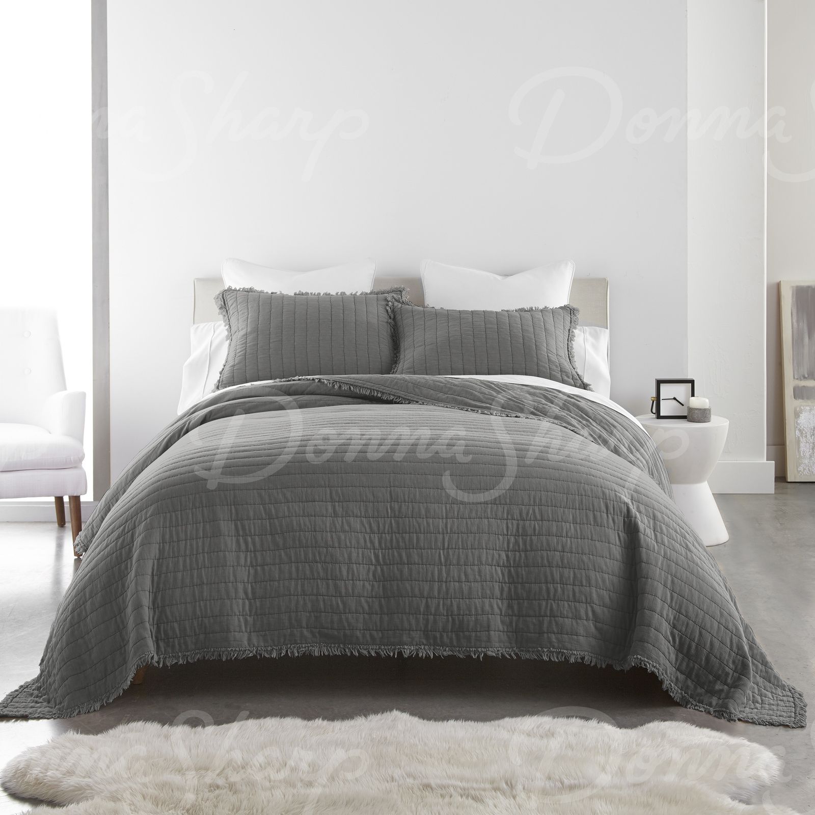 Delano Cotton Quilted 3-piece Bedding Set