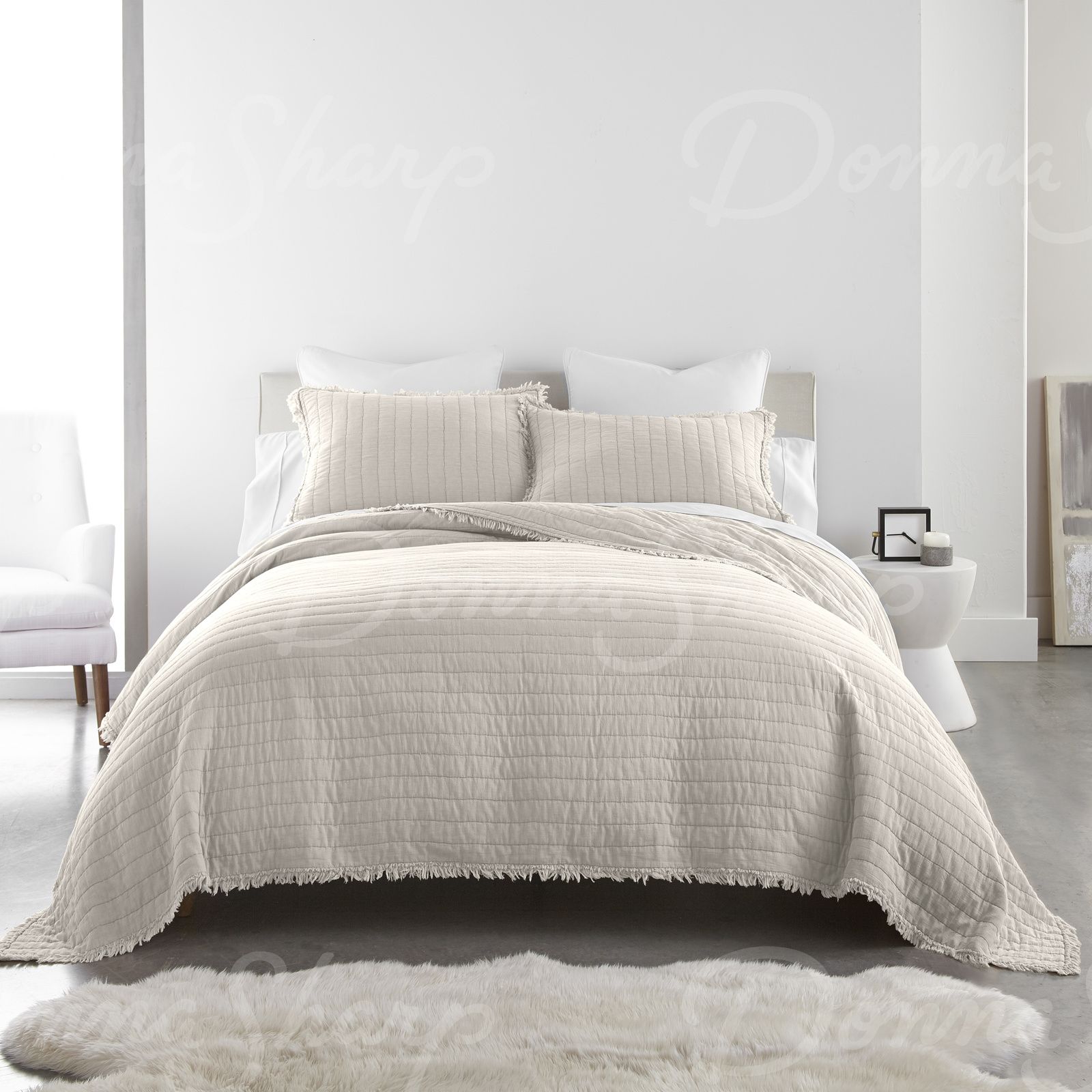 Delano Cotton Quilted 3-piece Bedding Set