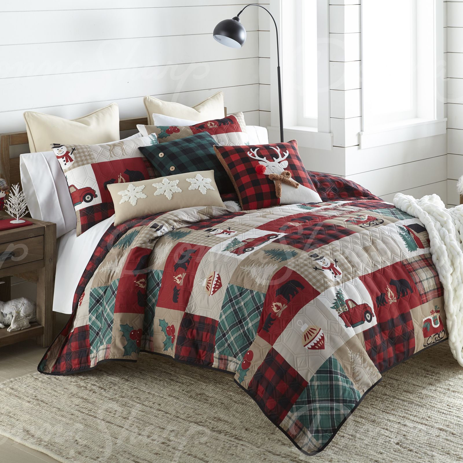 Christmas Quilted Forest Bedding by Donna Sharp