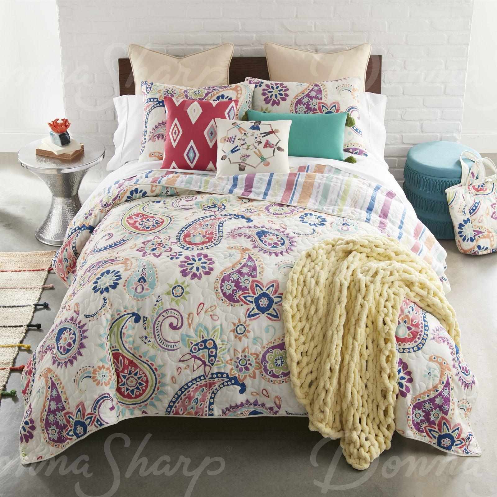 Cali Quilted Bedding By Donna Sharp